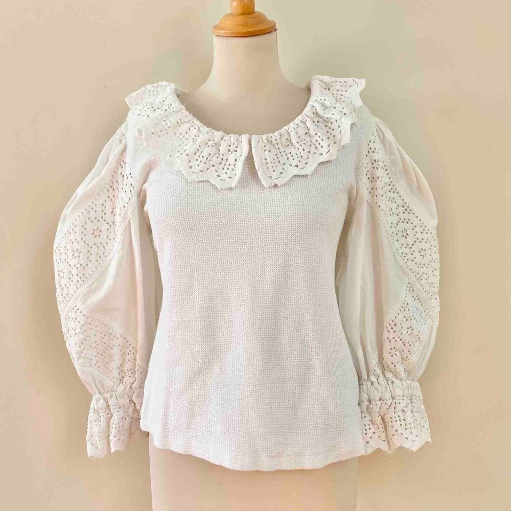 vintage peasant blouse